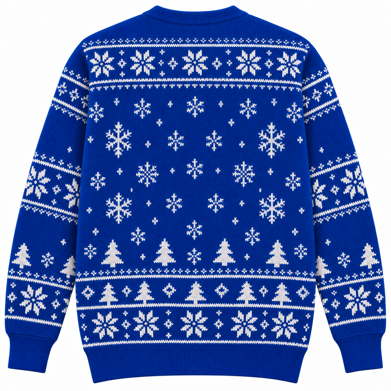 [popular-sweater:PX-22-16:back] Pi Tree Math Teacher Ugly Christmas Sweatshirt - Back view