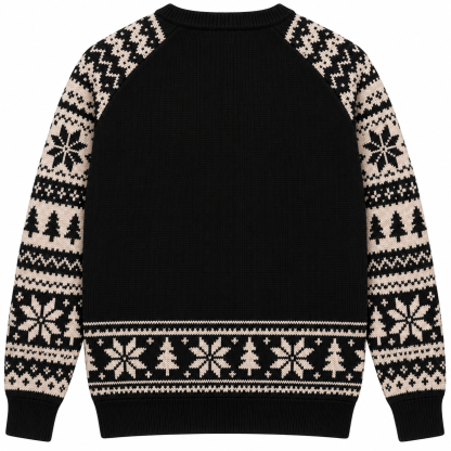 [popular-sweater:PX-22-18:back] HR Christmas Ugly Christmas Sweatshirt - Back view
