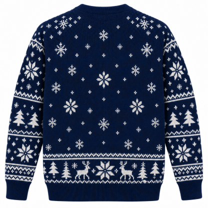 [popular-sweater:PX-23-03:back] Grill Master Christmas BBQ Ugly Christmas Sweatshirt - Back view