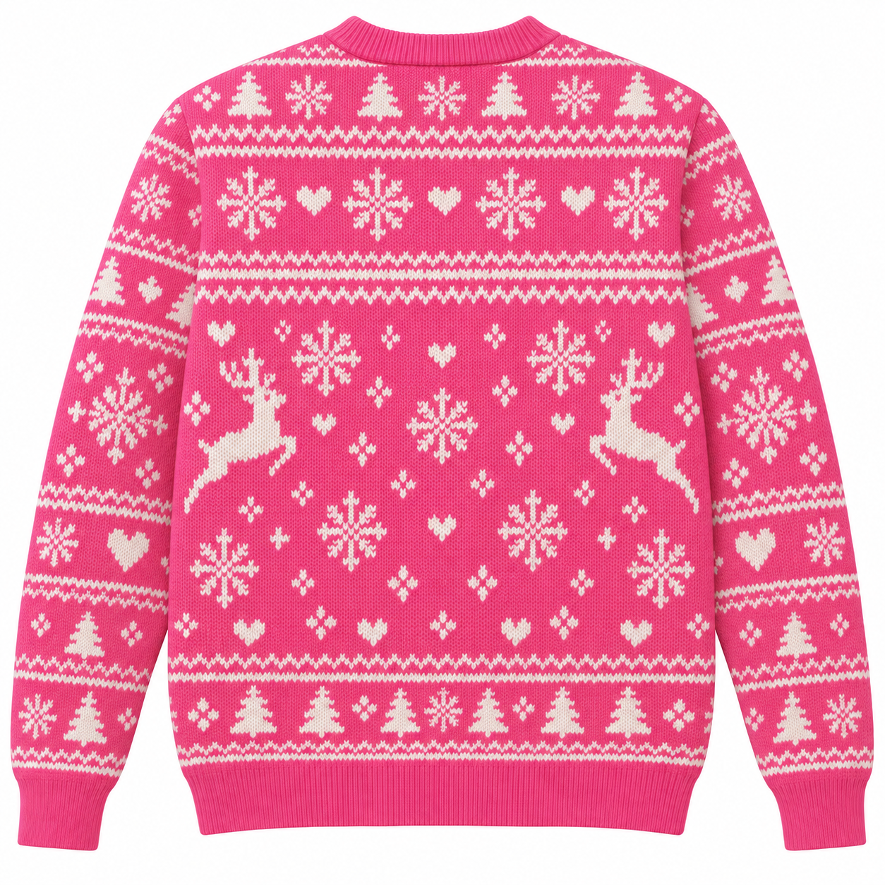 [popular-sweater:PX-23-06:back] Sushi Christmas Tree Ugly Christmas Sweatshirt - Back view