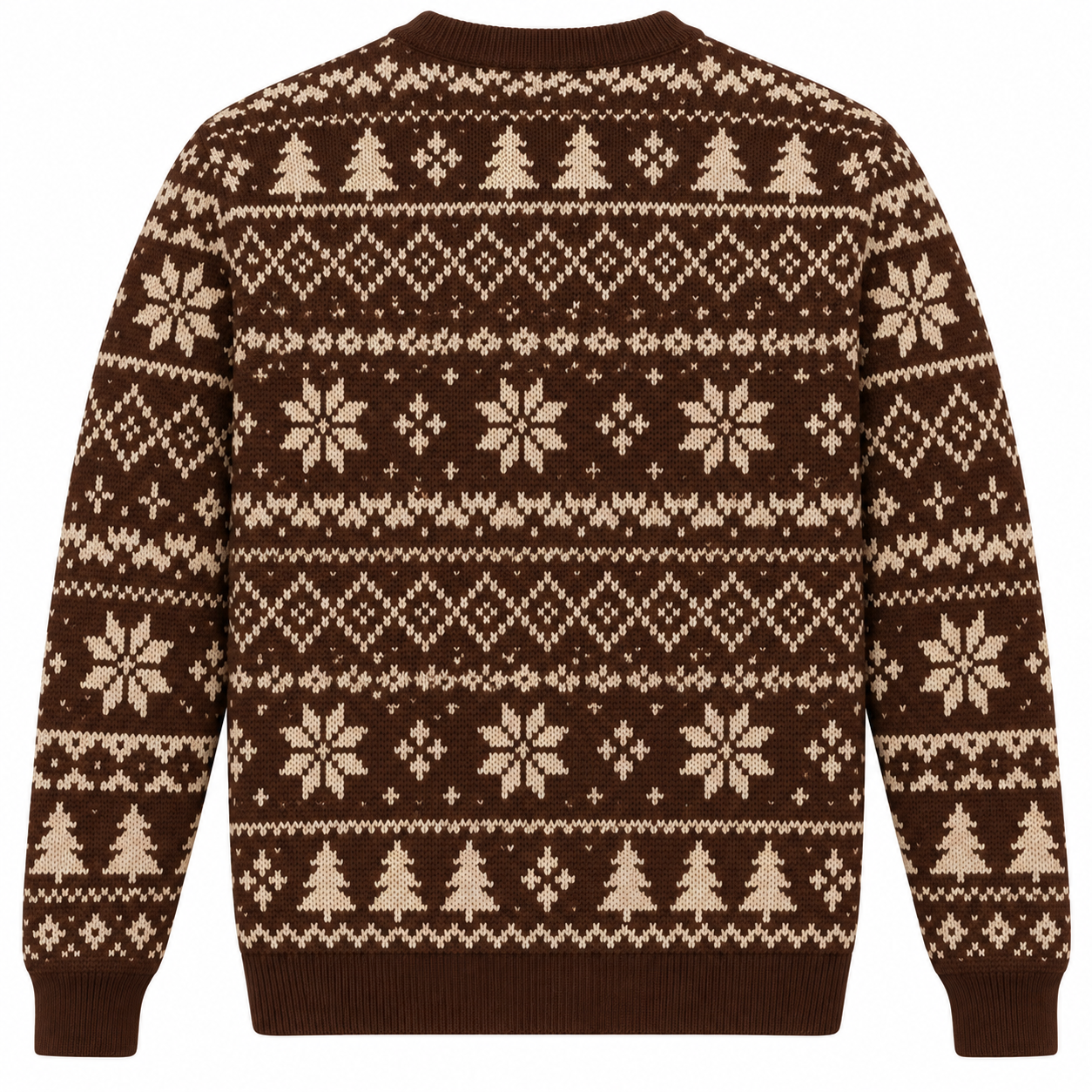 [popular-sweater:PX-23-15:back] Turkey Leftovers Christmas Ugly Christmas Sweatshirt - Back view