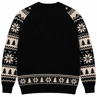 [popular-sweater:PX-23-18:back] French Fries Christmas Ugly Christmas Sweatshirt - Back view