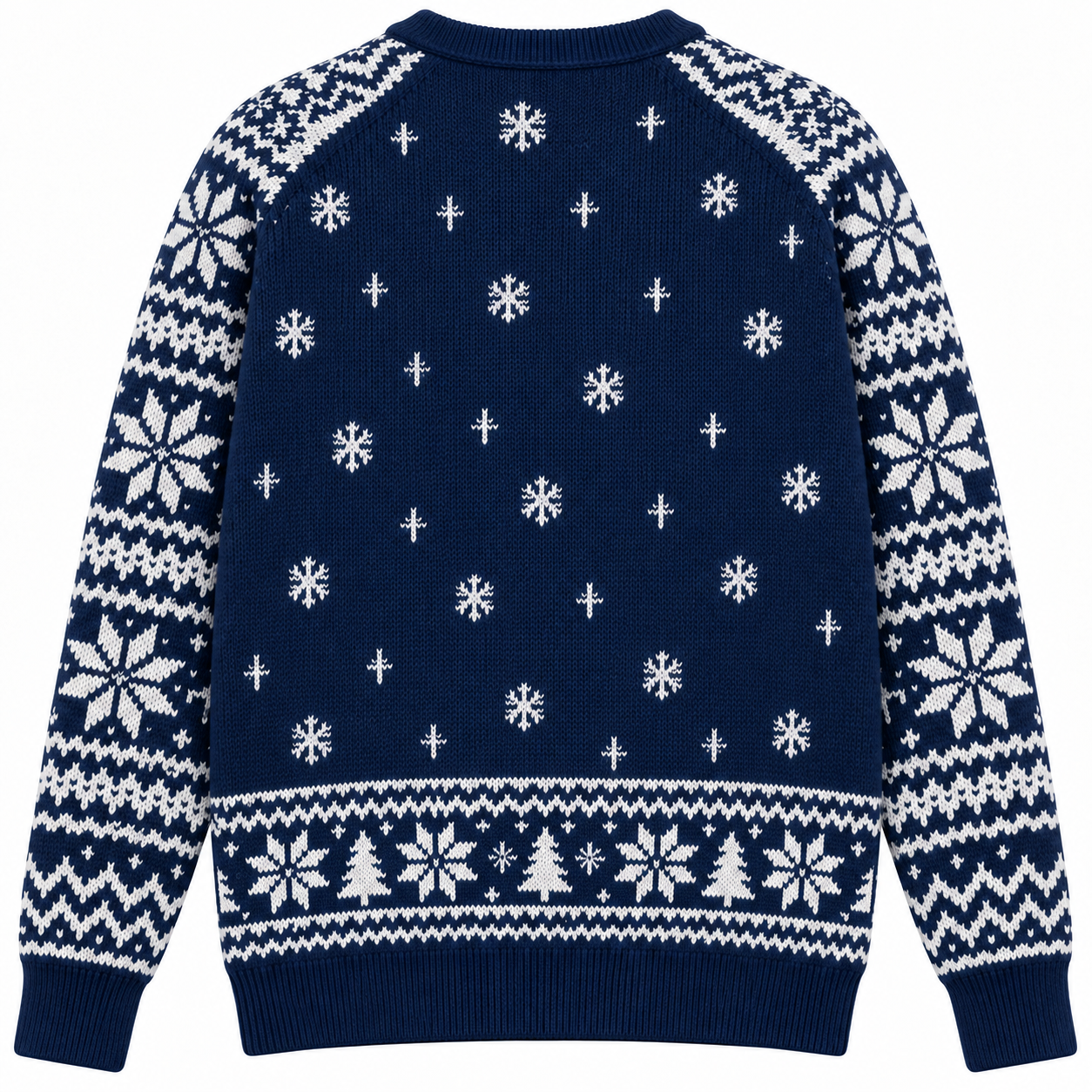 [popular-sweater:PX-24-03:back] Strike Up Christmas Bowling Ugly Christmas Sweatshirt - Back view