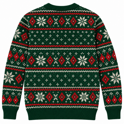[popular-sweater:PX-24-05:back] Merry Liftmas Gym Ugly Christmas Sweatshirt - Back view