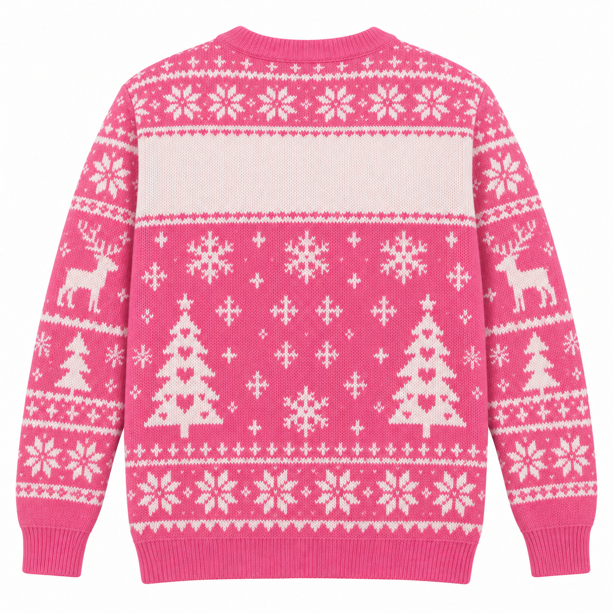 [popular-sweater:PX-24-06:back] Namaste Christmas Yoga Ugly Christmas Sweatshirt - Back view