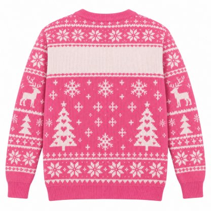 [popular-sweater:PX-24-06:back] Namaste Christmas Yoga Ugly Christmas Sweatshirt - Back view