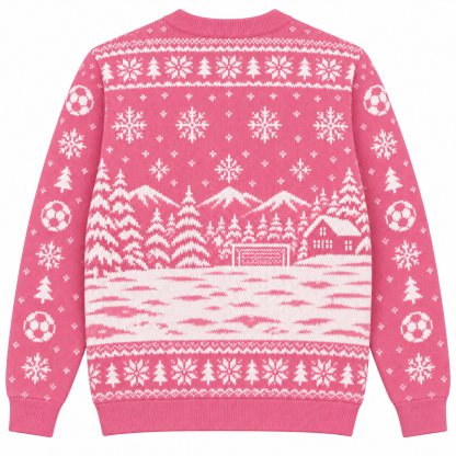 [popular-sweater:PX-24-14:back] Football Christmas Ugly Christmas Sweatshirt - Back view