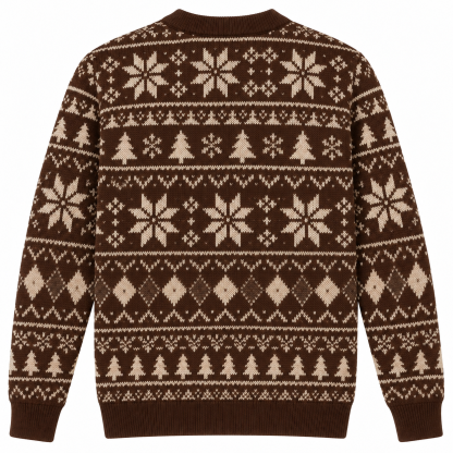 [popular-sweater:PX-24-15:back] Tennis Christmas Ugly Christmas Sweatshirt - Back view
