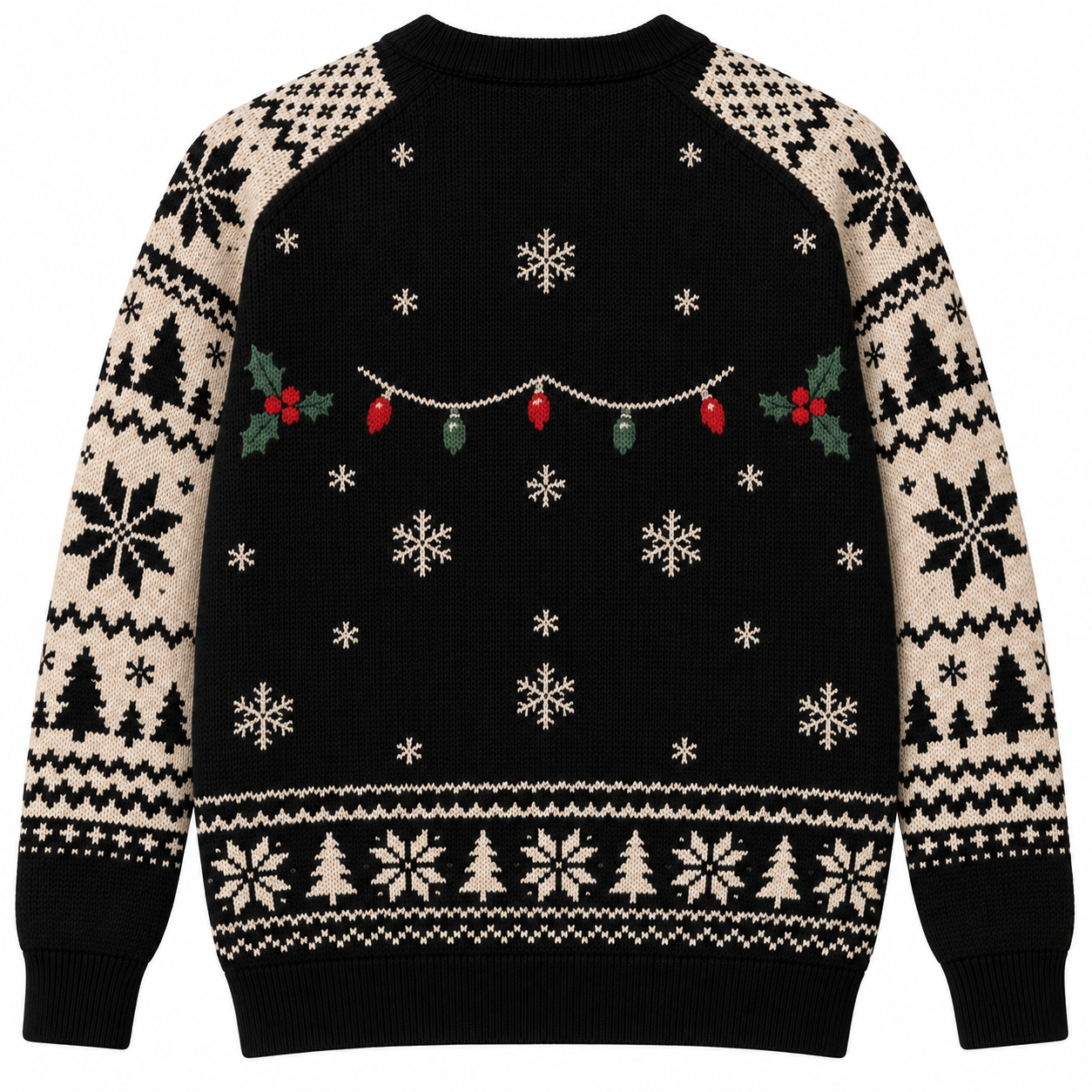 [popular-sweater:PX-24-18:back] Cornhole Christmas Ugly Christmas Sweatshirt - Back view