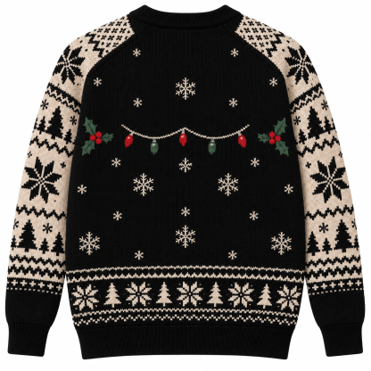[popular-sweater:PX-24-18:back] Cornhole Christmas Ugly Christmas Sweatshirt - Back view