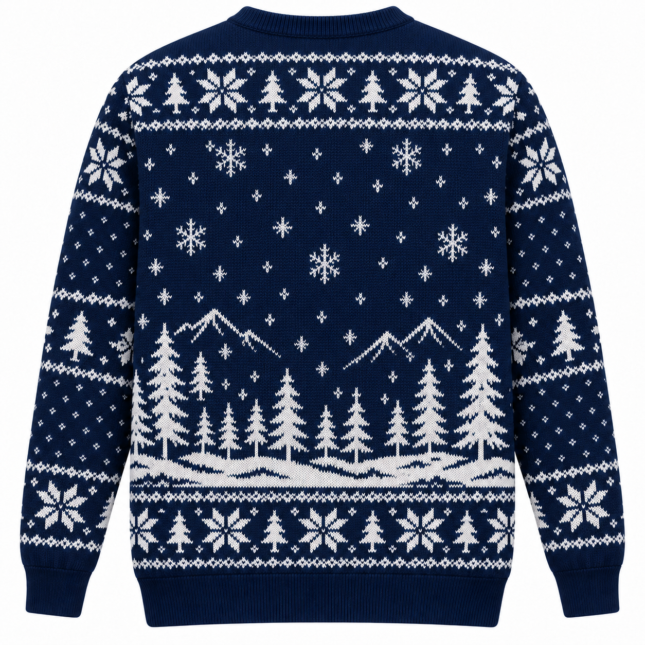 [popular-sweater:PX-25-11:back] Alien Christmas Ugly Christmas Sweatshirt - Back view