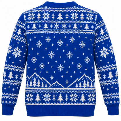 [popular-sweater:PX-25-16:back] Dinosaur Sleigh Ride Ugly Christmas Sweatshirt - Back view