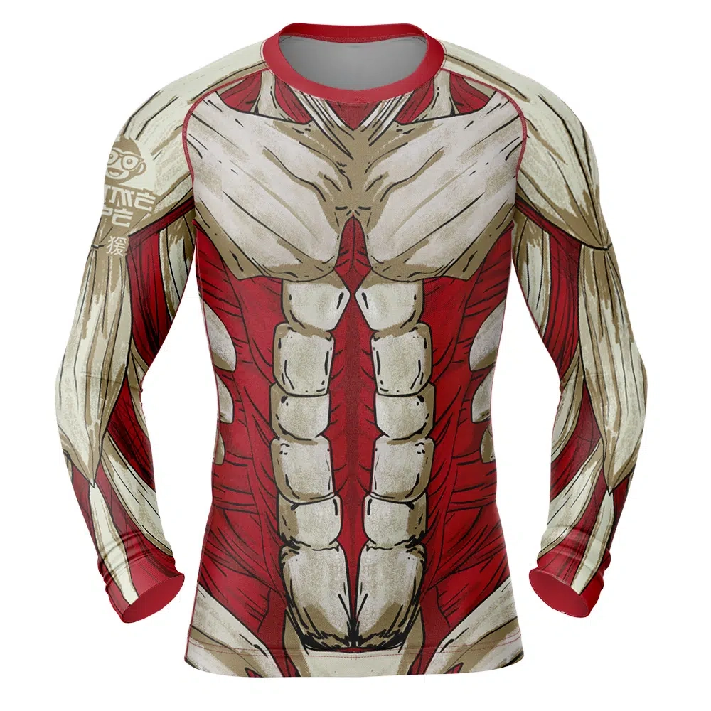 Reiner Braun Armored Attack on Titan Long Sleeve compression shirt