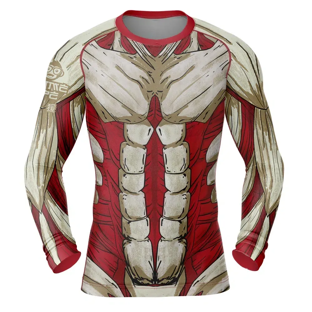 Reiner Braun Armored Attack on Titan Long Sleeve compression shirt