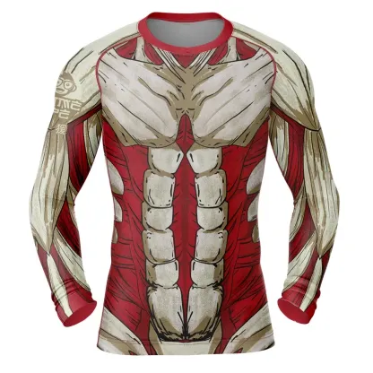 Reiner Braun Armored Attack on Titan Long Sleeve compression shirt