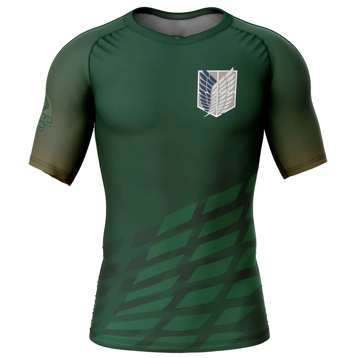 Survey Corps Attack On Titan Short Sleeve Rash Guard