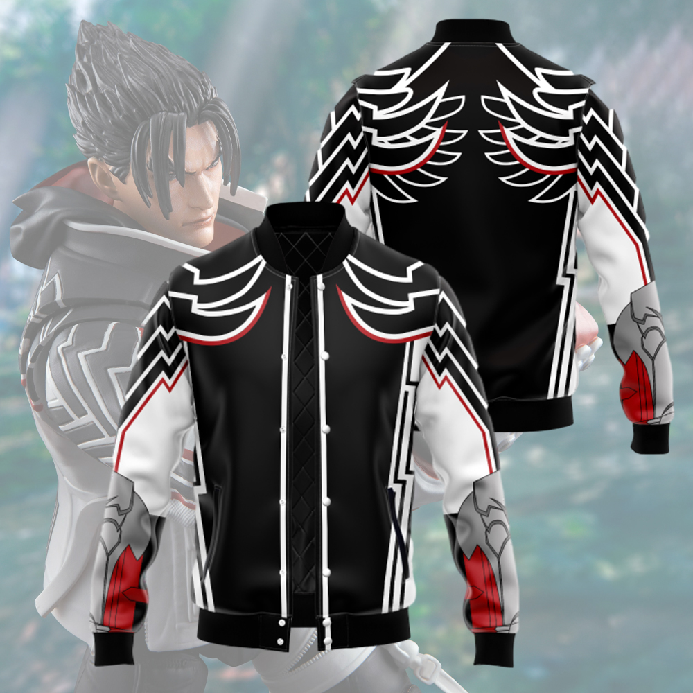Tekken 8 Jin Kazama Varsity Jacket