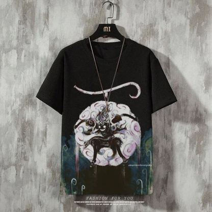 Darkened Luffy One Piece Black Tee Anime Unisex T-Shirt