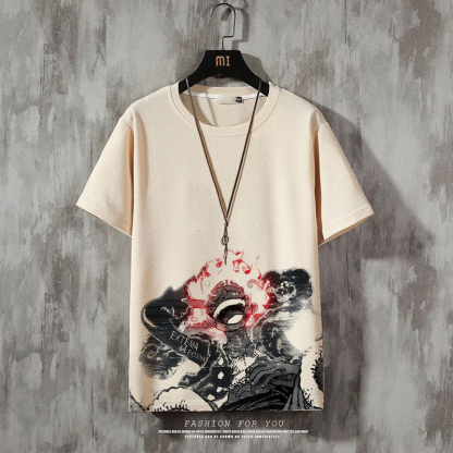 Big Laugh One Piece Luffy Anime T-Shirt