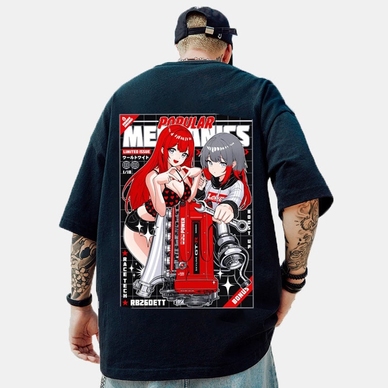 Fashion Tee Streetwear Style Oversized T-Shirt