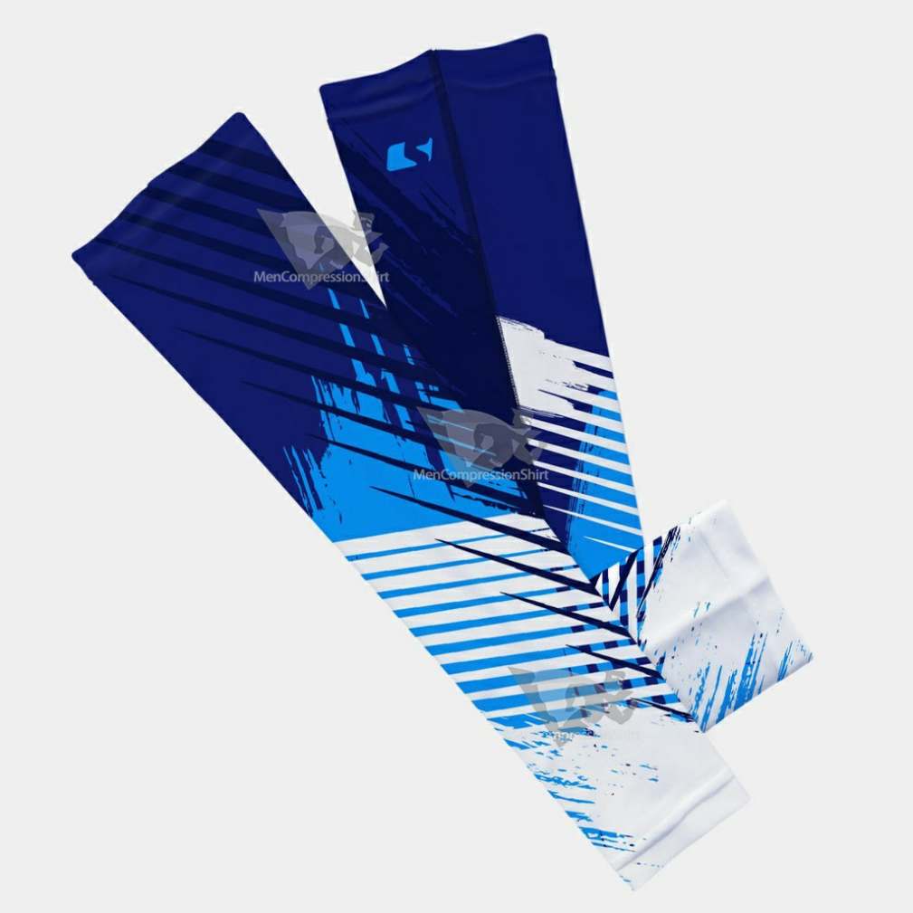 Aerial Blue And Navy Kids Arm Sleeve