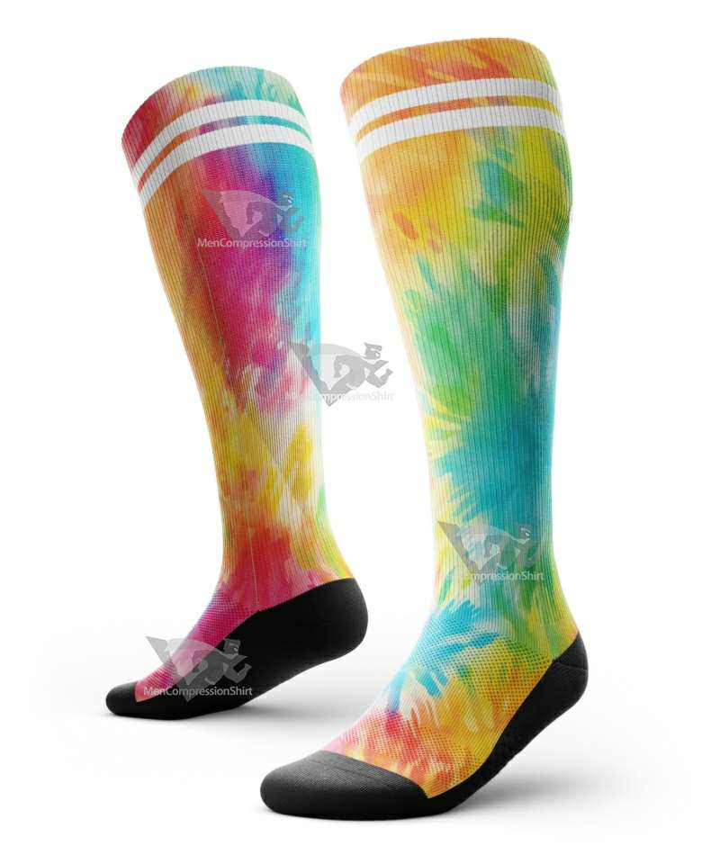 Aerobics Knee High Compression Socks