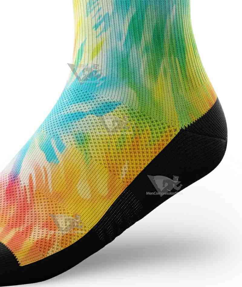 Aerobics Knee High Compression Socks