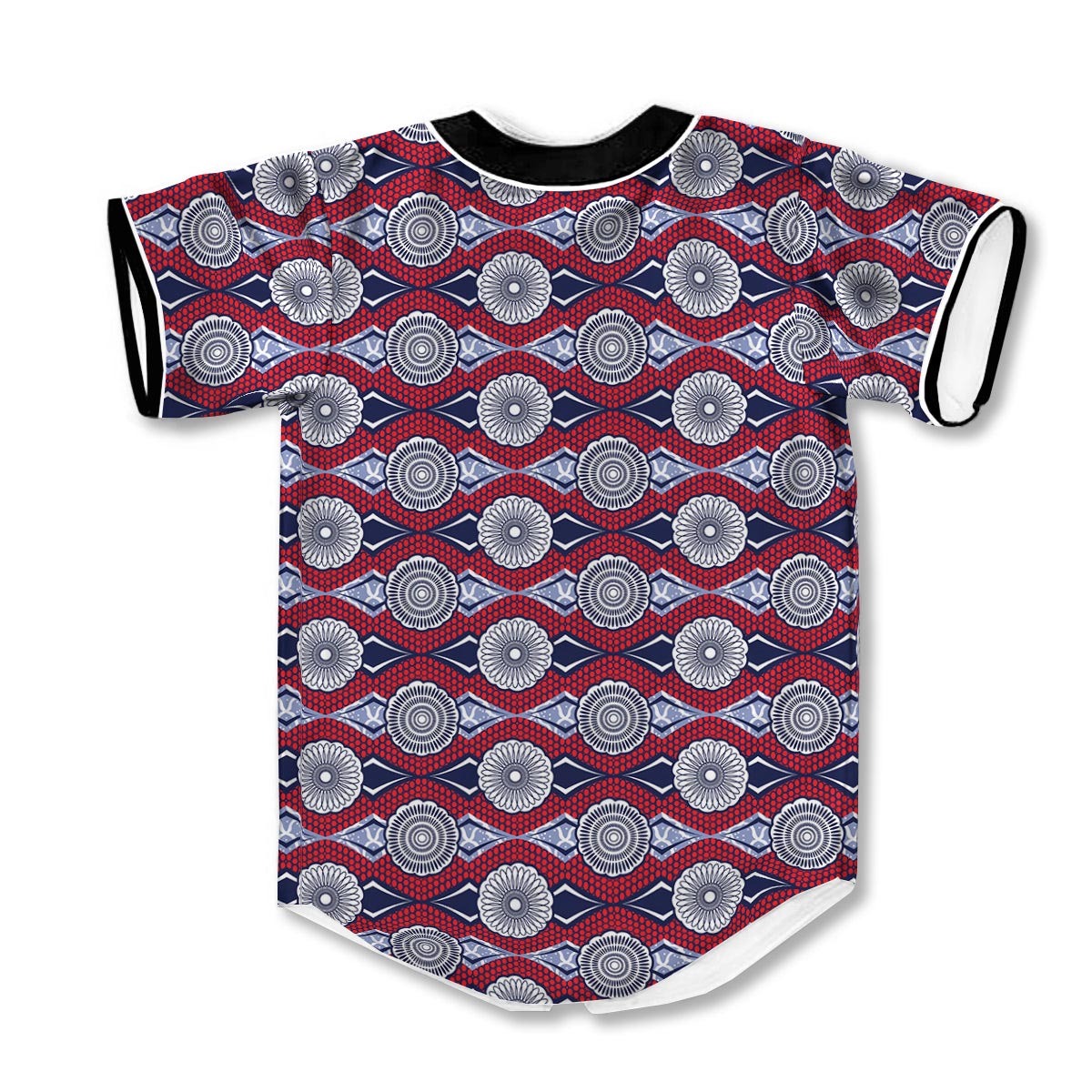 African Kitenge 3d Print Full Size Baseball Jerseys