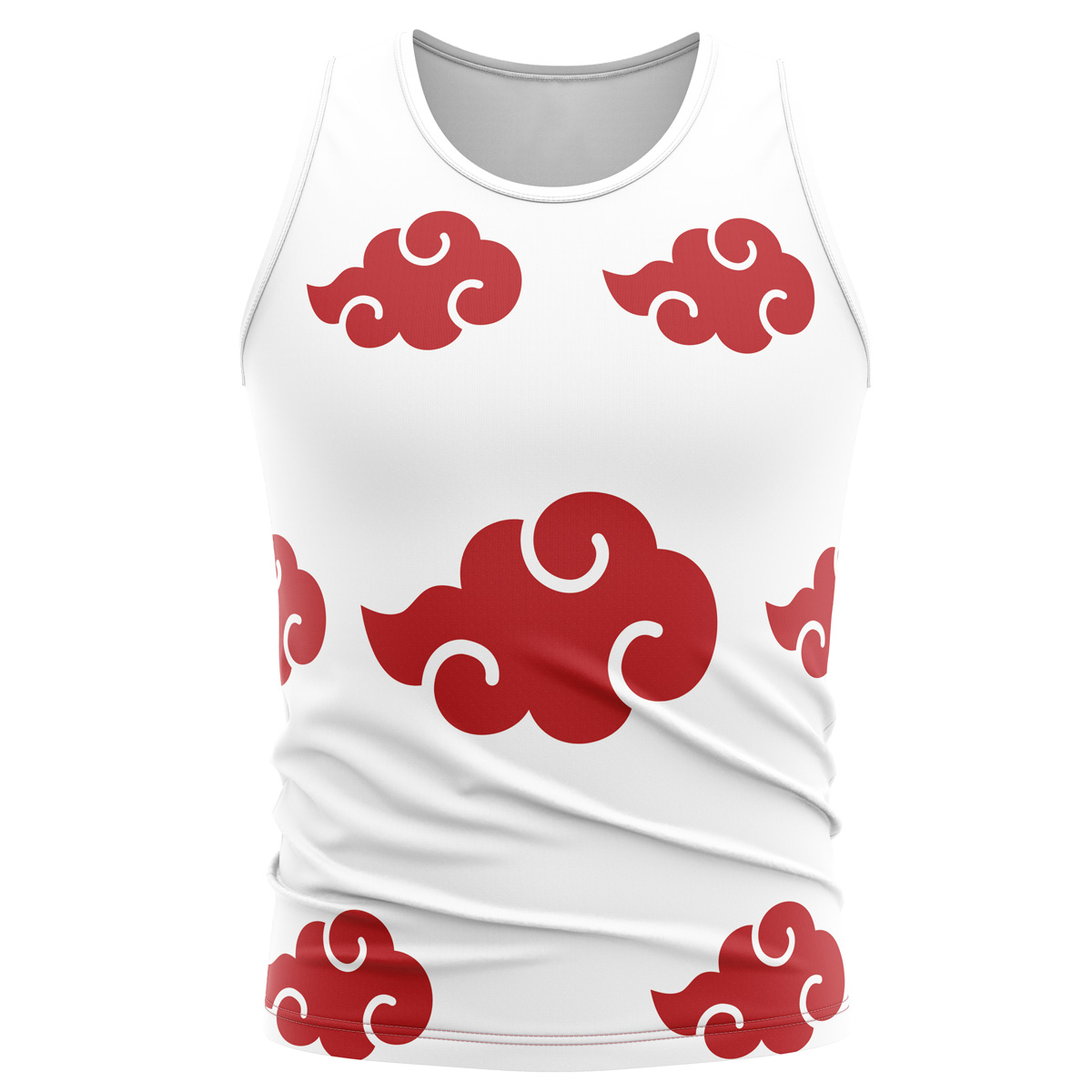 Akatsuki White Sleeveless Compression Shirt