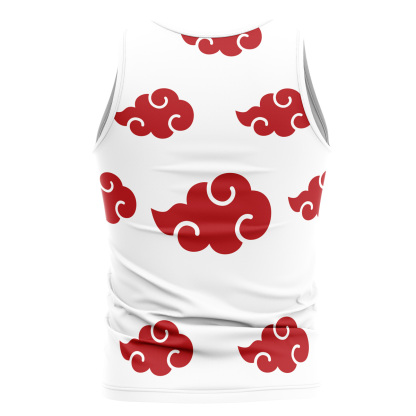 Akatsuki White Sleeveless Compression Shirt