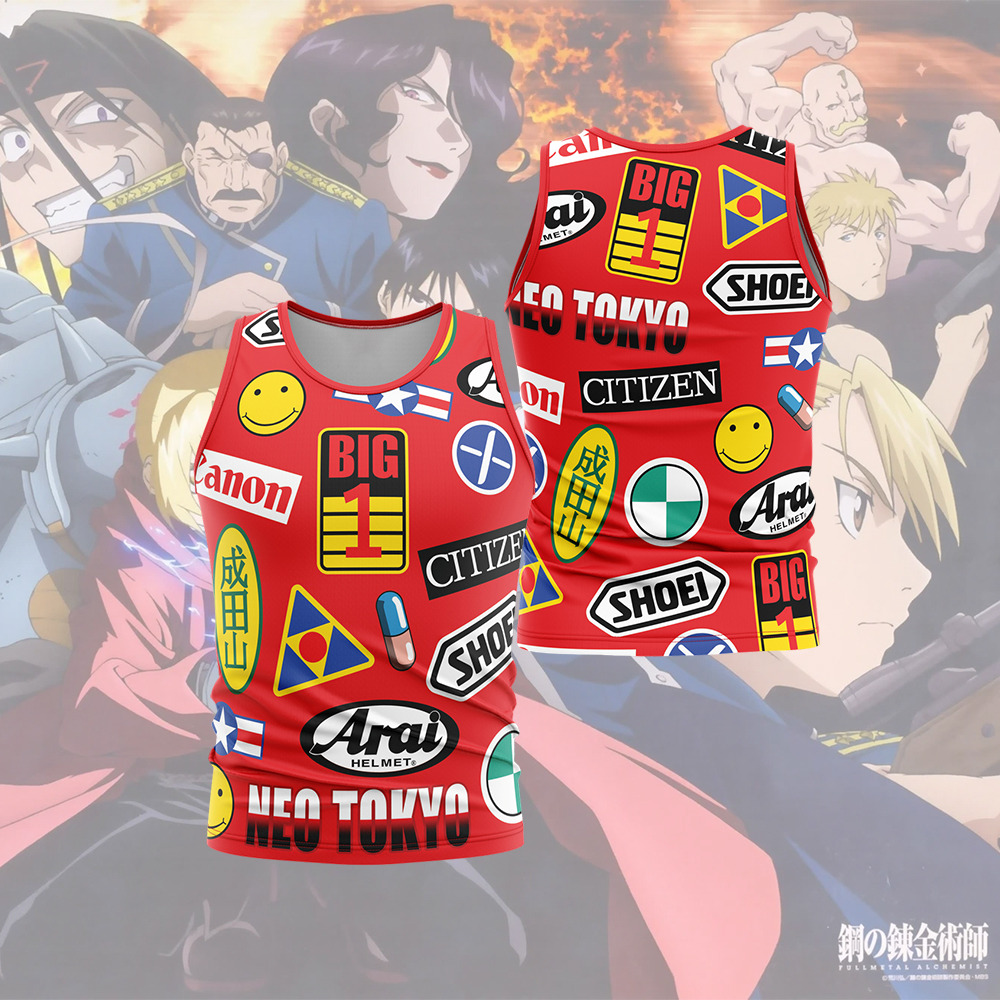 Akira Full Decals Sleeveless Compression Shirt