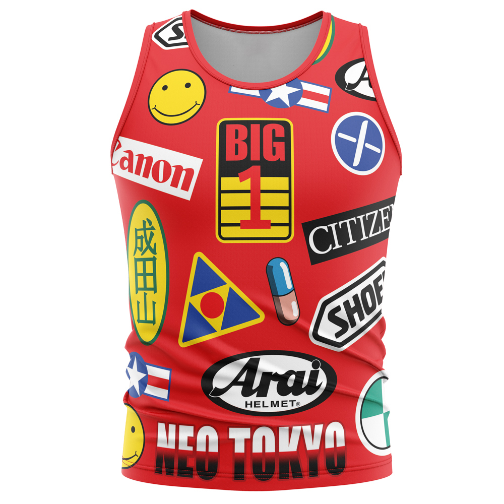 Akira Full Decals Sleeveless Compression Shirt