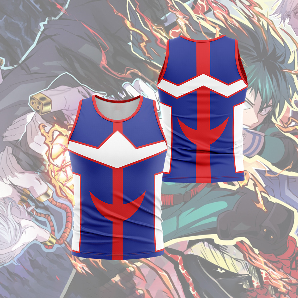 All Might My Hero Academia Sleeveless Compression Shirt