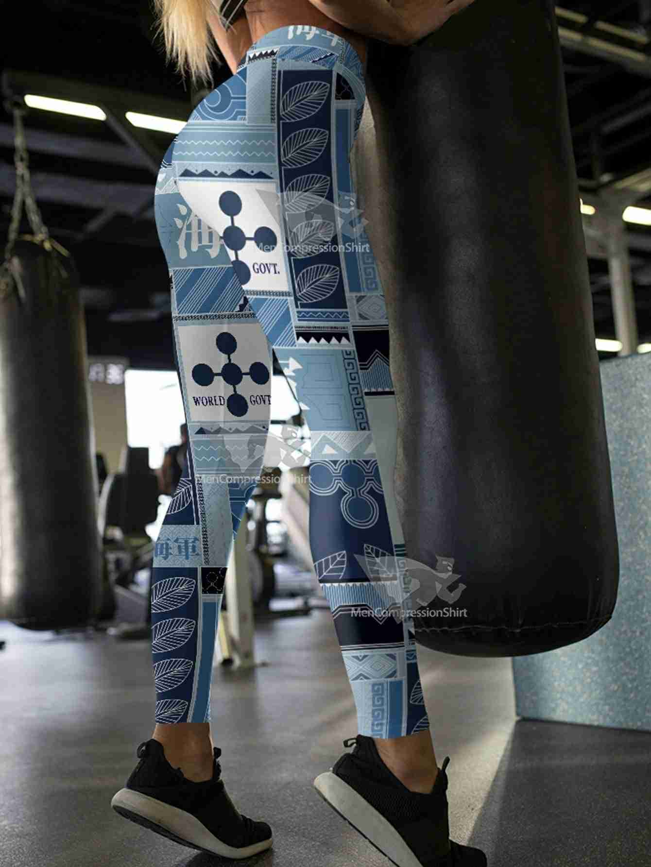 Aloha Op Marine Women Compression Leggings