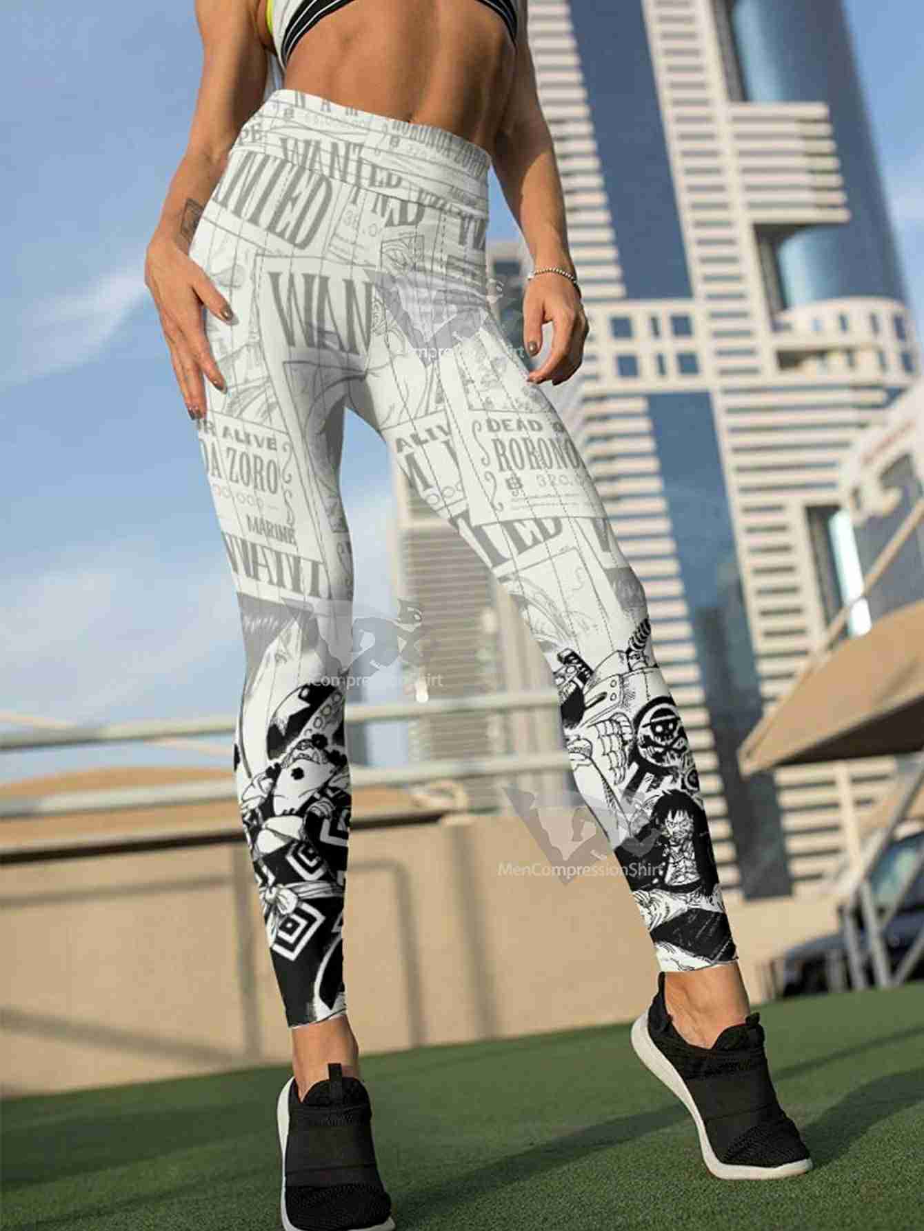 Aloha Op Strawhat Women Compression Leggings
