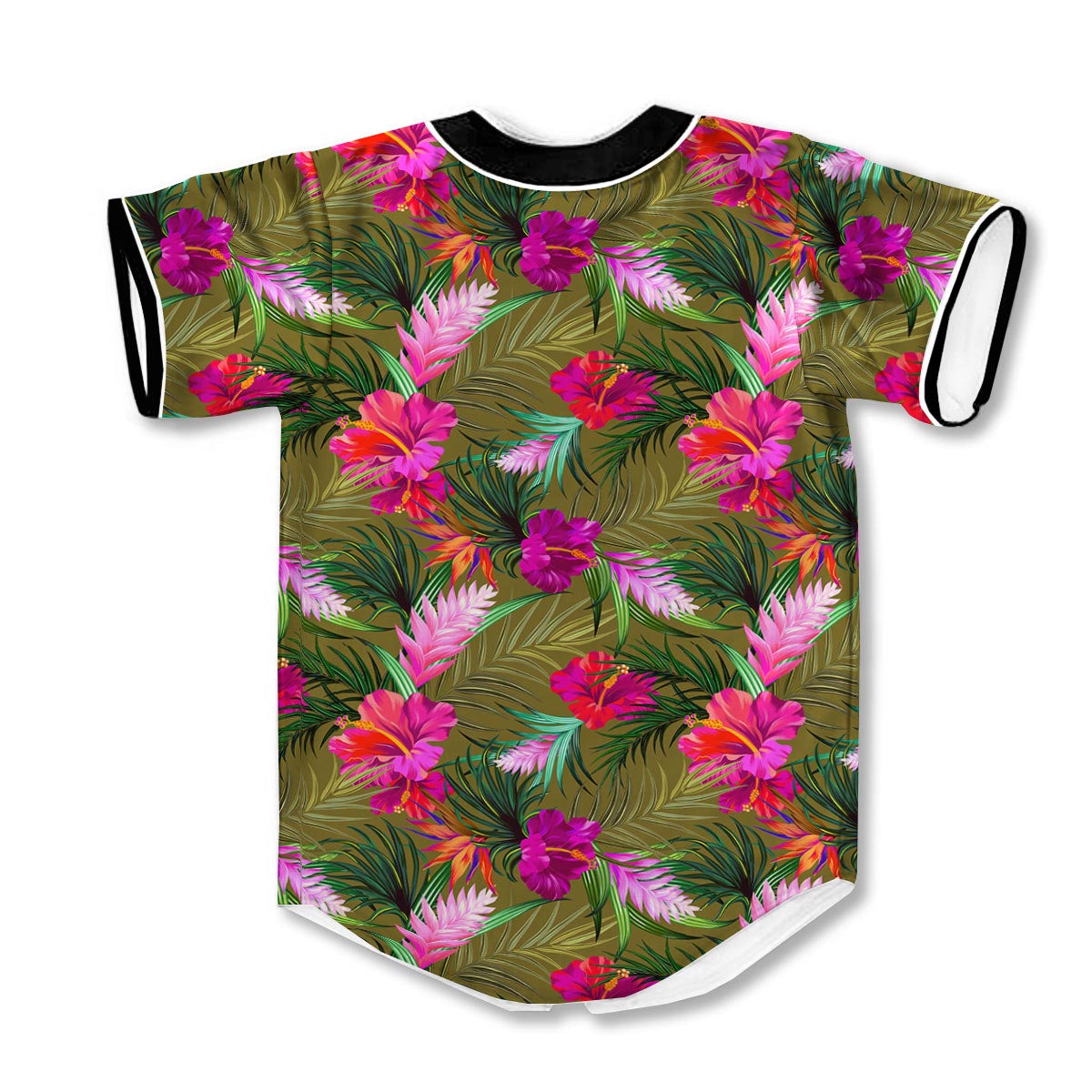Alstroemeria Purple Pattern Baseball Jerseys