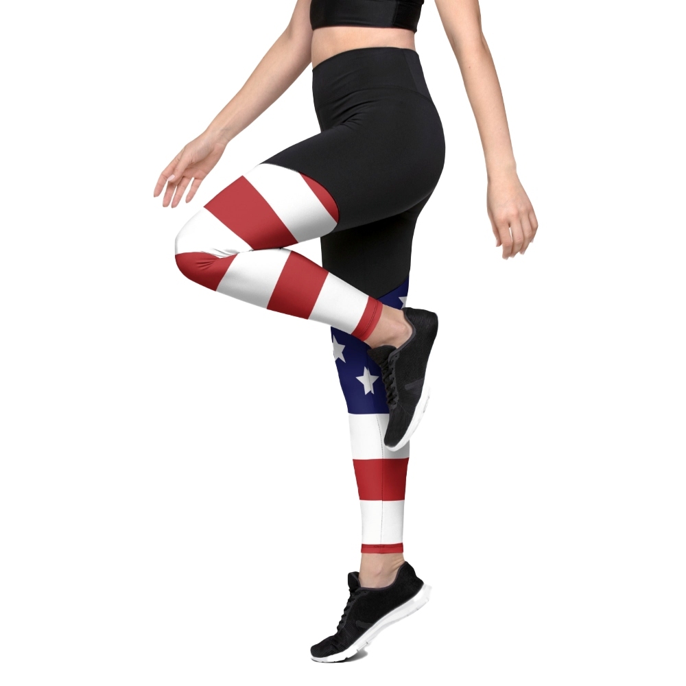 American Flag Women Compression Legging