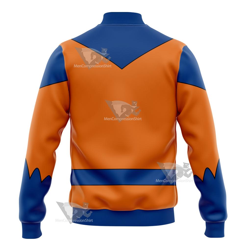 Dc Animal Man Orange Cosplay Varsity Jacket