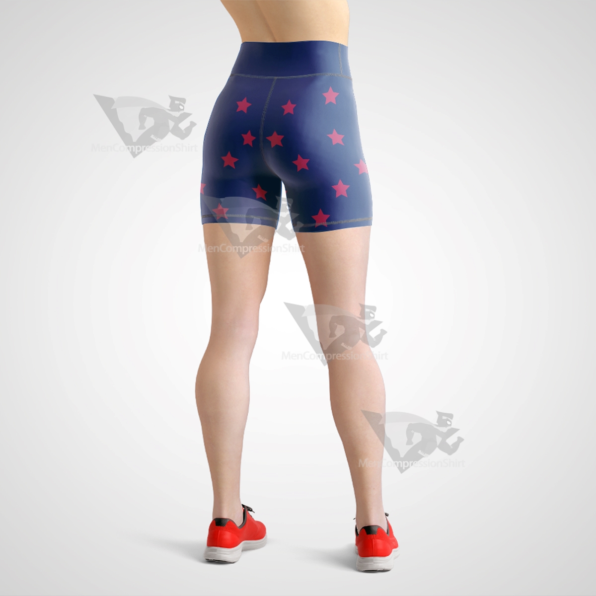 Anime Bizarre Adventure Johnny Joestar Blue Women Bike Shorts