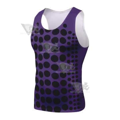 Anime Bizarre Kakyoin Noriaki Purple Sleeveless Compression Shirt