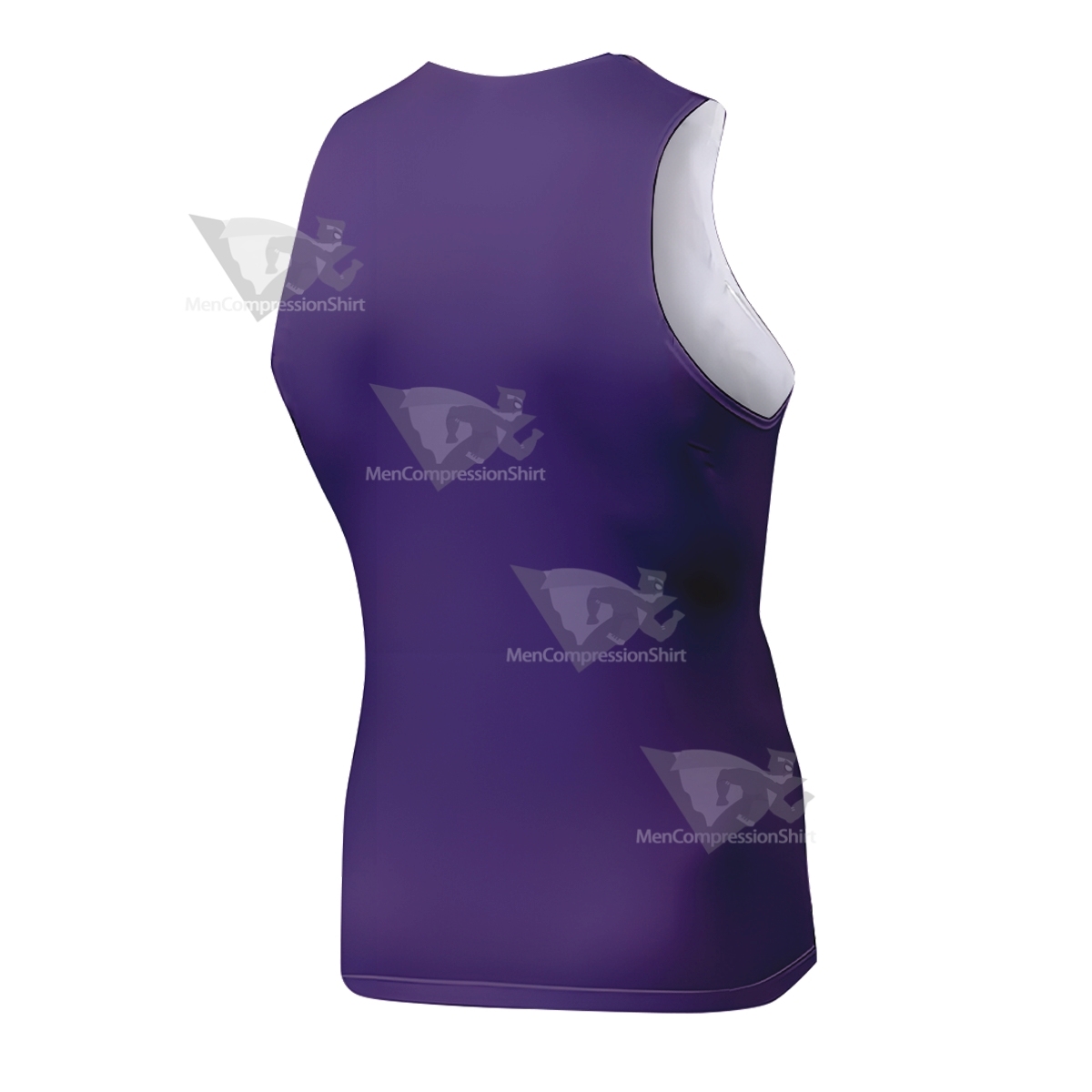 Anime Bizarre Kakyoin Noriaki Purple Sleeveless Compression Shirt