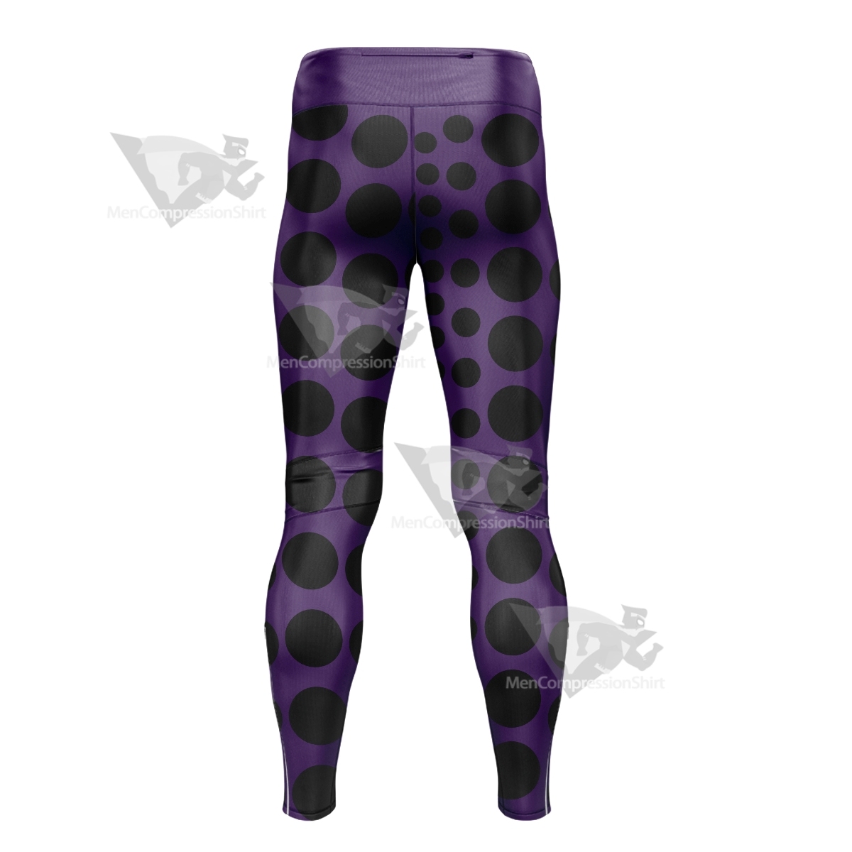 Anime Bizarre Stardust Crusaders Purple Men Compression Legging
