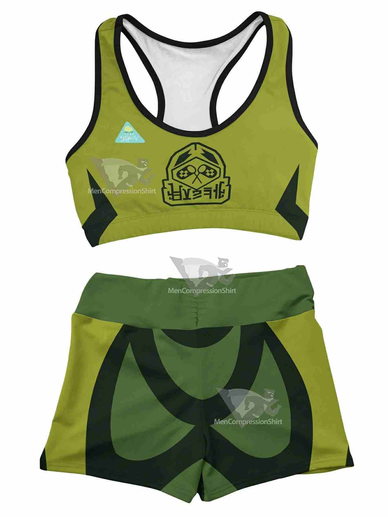 Anime Bug Type Women Compression Active Wear Set