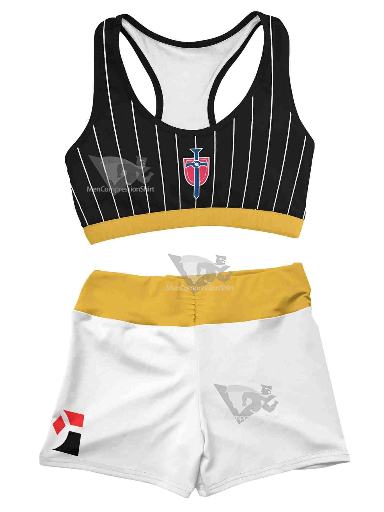 Anime Champion Women Compression Active Wear Set