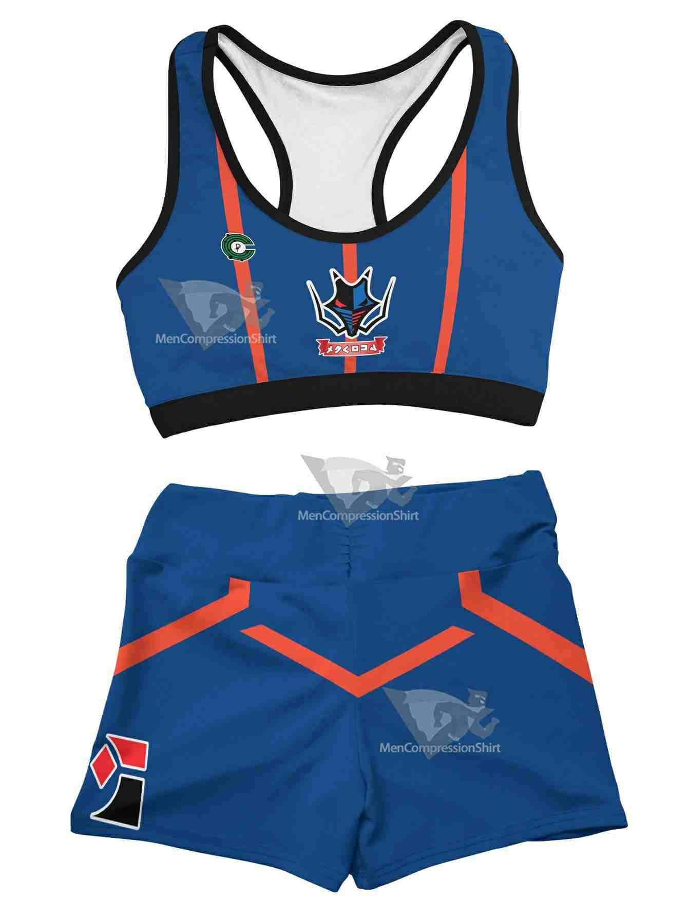 Anime Dragon Women Compression Active Wear Set