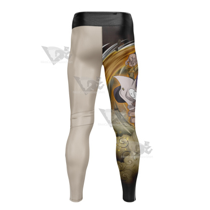 Anime Jirobo Of The South Gate 5 Black Men Compression Legging