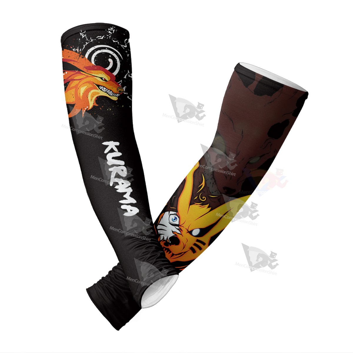 Anime Kurama Black Compression Arm Sleeve