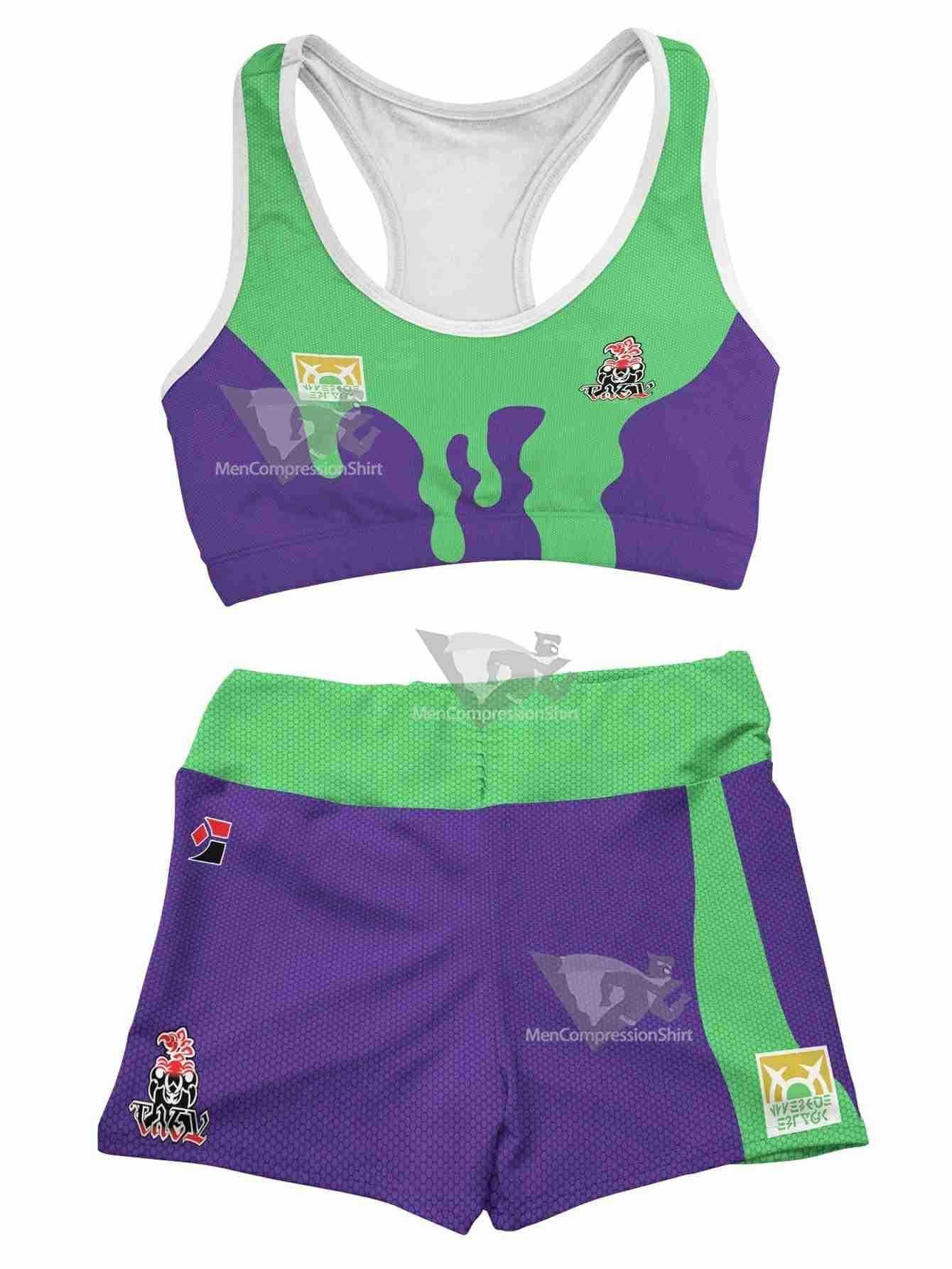 Anime Poison Women Compression Active Wear Set
