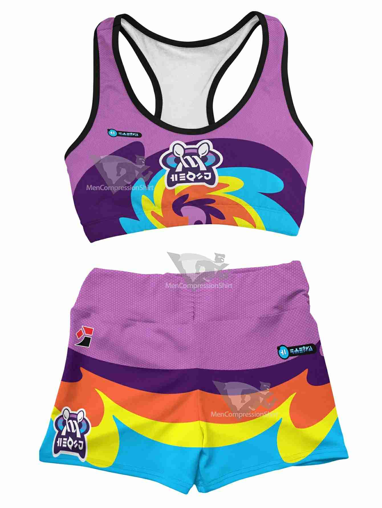 Anime Psychic Women Compression Active Wear Set