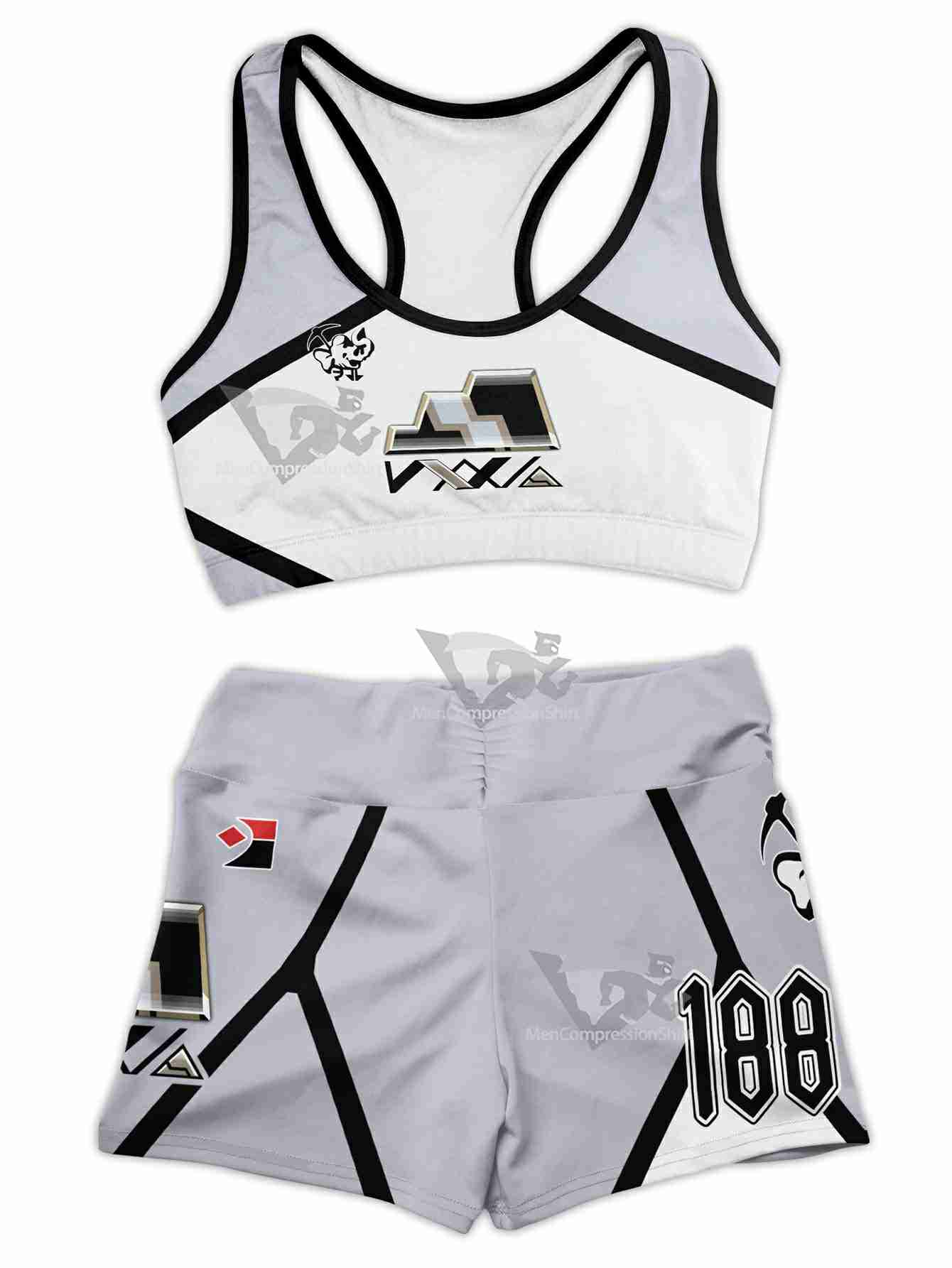 Anime Rock Women Compression Active Wear Set